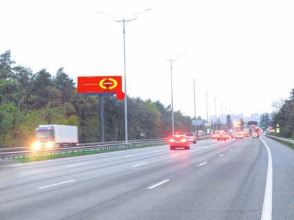 Мегаборд B в Киеве, 12x4  Бориспільське шосе, 18 км. , поруч готель "Onovo Dendra", напрямок руху в Київ фото 1