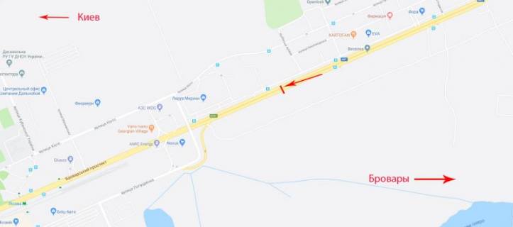 Билборд  в Киеве, 3x6  50.4695257500, 30.6619187000, схема