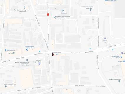 Видеоборд B в Киеве, 3x6  вулиця Лугова - вулиця Бережанська - 526761 схема