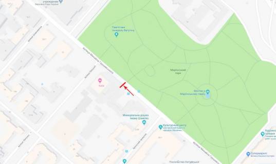 Ситискролл B в Киеве, 1,2x1,8  Грушевського Михайла вул. 26/1 - вул. Липська, рух в напрямку з центру схема