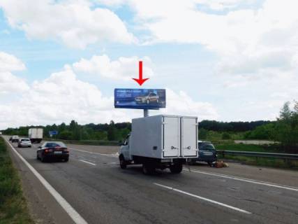 Мегаборд A в Киеве, 12x4  Ви'зд з Києва, до Чернігова, виїзд на Бровари, перед мостом, до котедж. містечка Княжичі фото 1