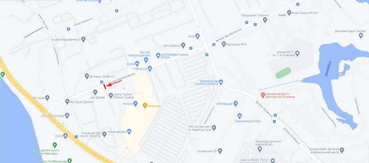 Білборд, Бігборд (Борд)   у Києві, 3x6  50.4123137900, 30.6034411800, схема