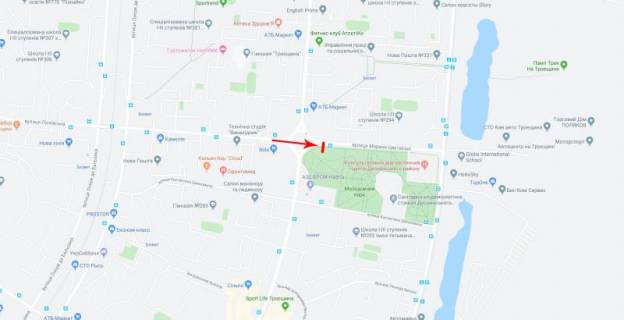 Білборд, Бігборд (Борд)   у Києві, 3x6  50.5228126056, 30.6210892010, схема