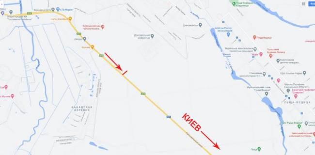 Билборд  в Киеве, 3x6  50.5436150696, 30.3101620868, схема