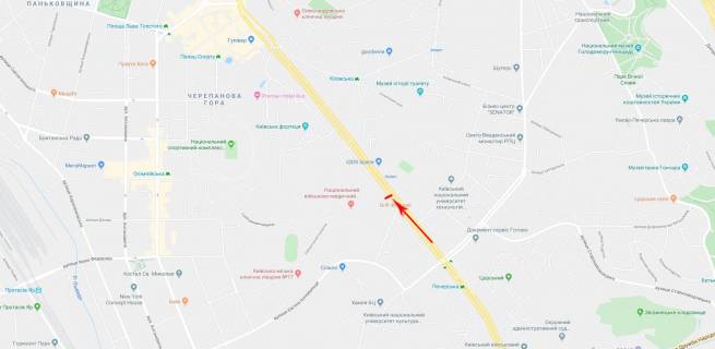 Сiтiлайт B у Києві Лесі Українки бульв. 22 схема