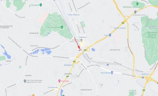 Білборд, Бігборд (Борд)   у Києві, 3,14x2,3  50.4113110000, 30.5256110000, схема