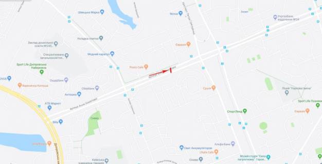 Білборд, Бігборд (Борд)   у Києві, 3x6  50.4078558300, 30.6251670700, схема