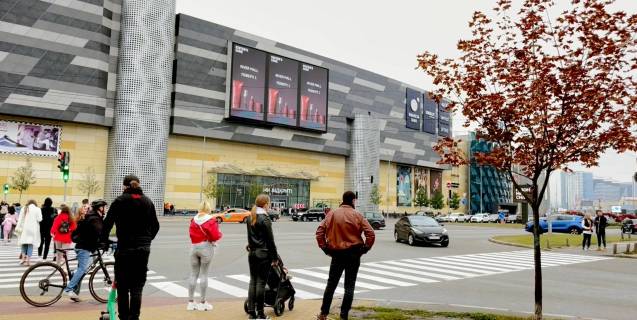 Видеоборд A у Києві, 21,12х11,52  ТРЦ River Mall, Дніпровська набережна, 12 - 449931 схема