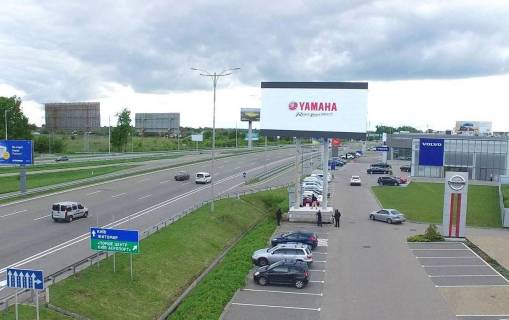 Видеоборд A у Києві, 15,52х5,76  VIDI Автострада, Бориспільське Шосе (Аеропорт Бориспіль) - 449938 схема