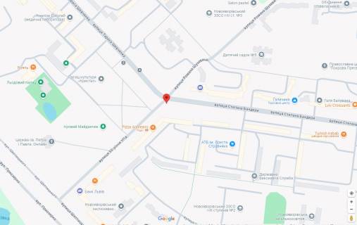 Билборд A в Новояворовске вул.50 ліття УПА , (кільце) 2 схема