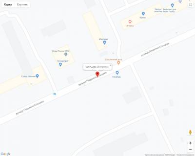 Билборд A в Черновцах Пд.Кільцева 29 (Максима) схема