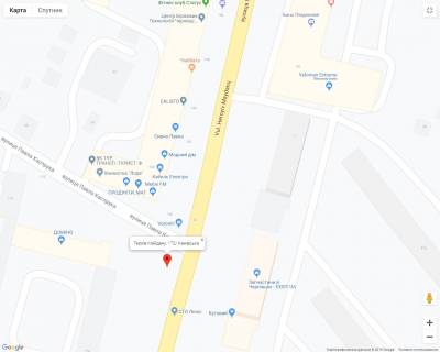 Скроллер A в Черновцах Героїв Майдану, 172/ Канівська - 460023 схема