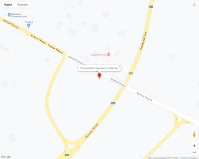 Билборд B в Острице Остриця (в'їзд в Чернівці, р-н Гравітону) схема