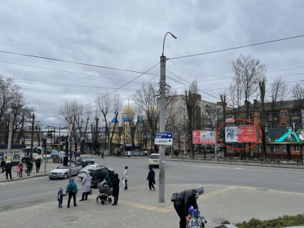 Билборд A в Хмельницком, 6х3  Миру -  П. Мирного фото 1