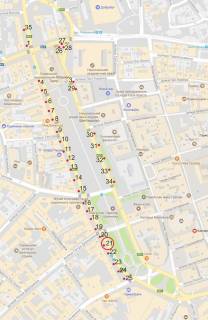 Нестандарт A в Львове, 0,7*1,0  пр.Свободи схема