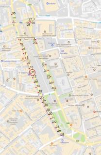 Нестандарт B у Львові, 0,7*1,0  пр.Свободи схема