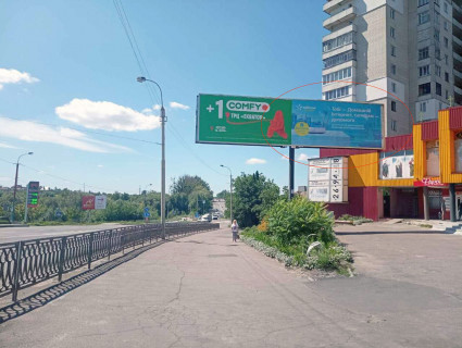 Билборд A в Ровно, 6.25х3  вул. Кулика і Гудачека (Макарова) -  Дубенська (правий) фото 1