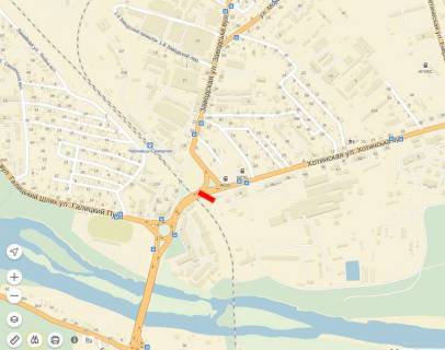 Билборд B в Черновцах, 6х3  Хотинська- Заводська схема