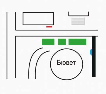 Билборд A в Моршине, 6х3  біля бювету схема