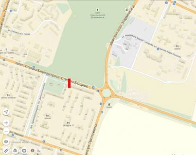 Білборд, Бігборд (Борд)  B у Тернополі, 6х3  Бандери  94 (навпроти парку) схема