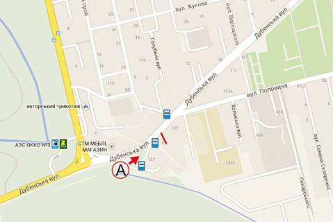 Билборд A в Ровно, 6х3  Дубенська схема