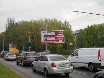 Билборд A в Львове, 6х3  Тролейбусна-Наукова (с/м АТБ) фото 1