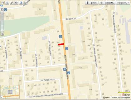 Билборд A в Луцке Відродження 21, ( с\м. Там-Там Express) схема