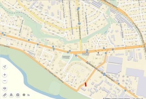 Білборд, Бігборд (Борд)  A у Луцьку Глушець - вул. Брінського схема