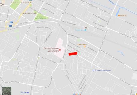 Билборд A в Хмельницком, 6х3  Пілотська  (регіональна митниця) схема