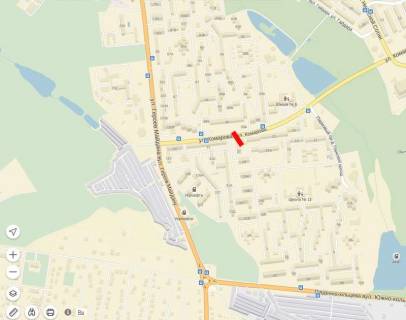 Билборд B в Черновцах, 6х3  Скальда (Комарова), 27 Торговий центр схема