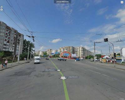 Билборд A в Ивано-Франковске, 6х3  Стуса -  Івасюка фото 1