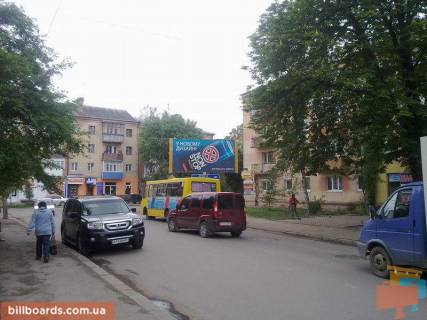 Білборд, Бігборд (Борд)  A у Івано-Франківську, 6х3  Довга - Бельведерська Фото 1