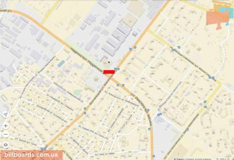 Билборд A в Ивано-Франковске, 6х3  Вовчинецька -  Надрічна схема