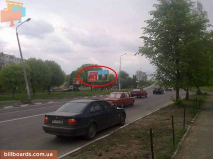 Білборд, Бігборд (Борд)  B у Дрогобичі, 6х3  Стрийська, (сторона Б) Фото 1