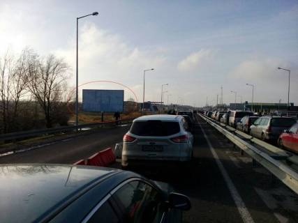 Билборд B в Глиницях, 6х3  Краківець к1, кордон (ліворуч) виїзд з країни фото 1