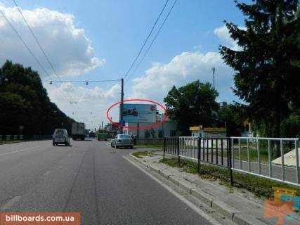 Билборд A в Львове Городоцька, 222 (сторона А)  з центру фото 1