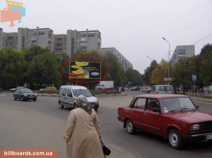 Білборд, Бігборд (Борд)  A у Львові, 6х3  Петлюри (ринок новий на розв'язці) від вул. Любінської Фото 1