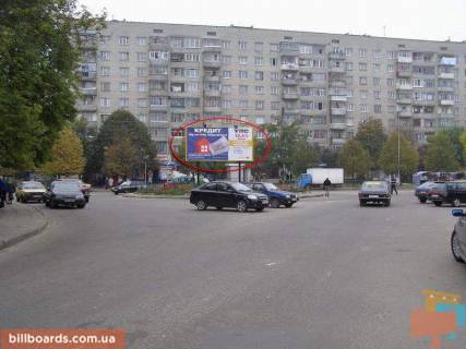Білборд, Бігборд (Борд)  A у Львові, 6х3  Петлюри (ринок новий на розв'язці)від вул. Садової Фото 1
