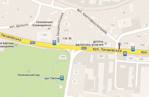 Призматрон, Призма B у Львові, 6х3  Личаківська - тракт Глинянський - 187979 схема