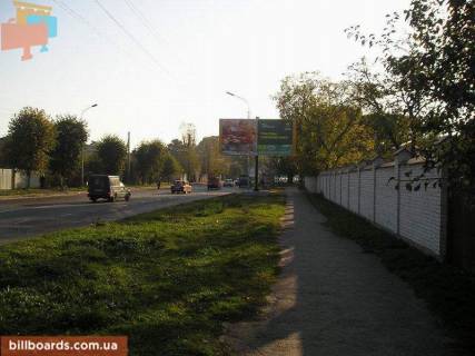 Билборд A в Львове, 6х3  Липинського 23 ст. А ( до центру) фото 1