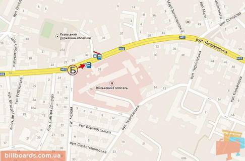 Беклайт B у Львові Личаківська, 35 схема