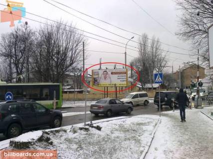 Билборд B в Львове, 6х3  Зелена, 143а  №2 (переїзд біля вул. Дж. Вашінгтона) Б фото 1