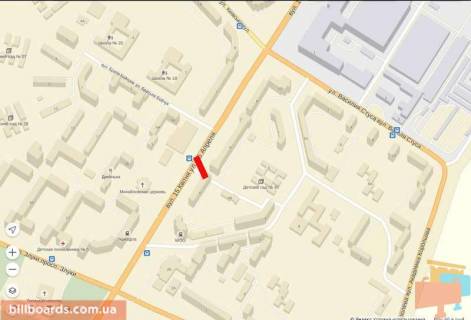 Білборд, Бігборд (Борд)  A у Тернополі, 6х3  15 квітня - навпроти Бойчуків ("Сільпо") схема