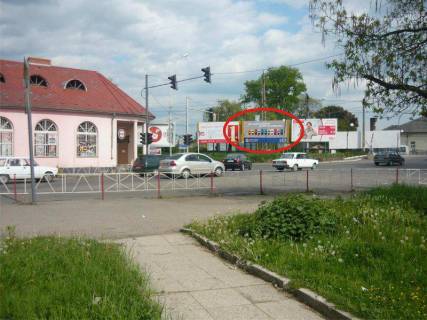 Билборд A в Ужгороде, 6х3  Мукачівська -Станційна-Українська фото 1