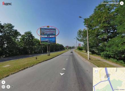 Билборд A в Черновцах, 6х3  Ізмайлівська (до Калинівського ринку) верхній фото 1