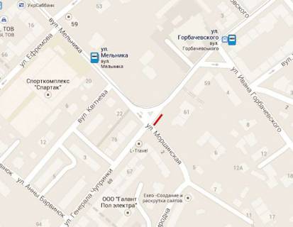 Скролер, Скрол A у Львові, 3,14х2,30  Генерала Чупринки - вул. Мельника -  вул. Моршинська - 217148 схема