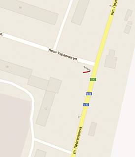 Білборд, Бігборд (Борд)  B у Тернополі, 6х3  Протасевича - Л. Українки схема