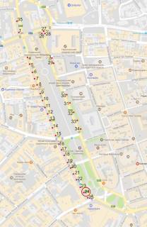 Нестандарт A в Львове, 0,7*1,0  пр.Свободи схема