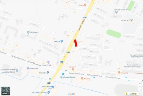 Билборд  в Хмельницком Свободи 9 схема