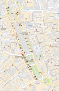 Нестандарт B в Львове, 0,7*1,0  пр.Свободи схема